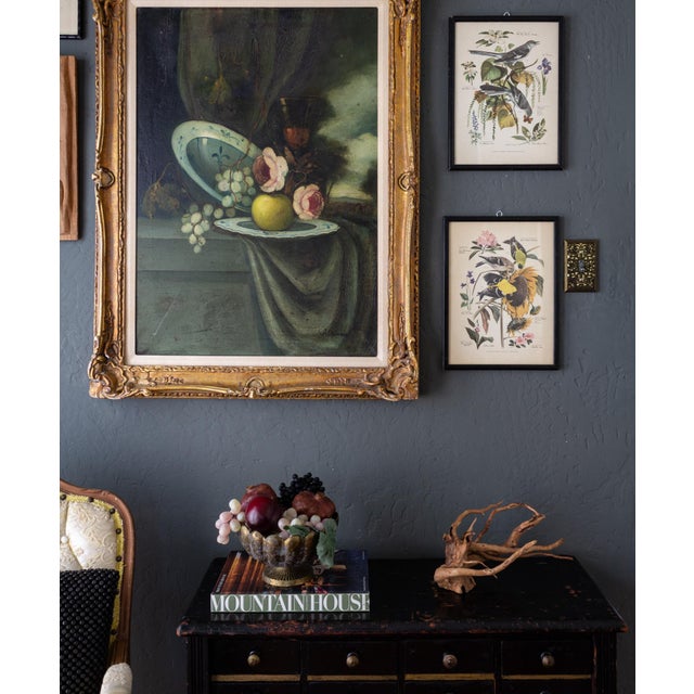 Pair of Framed Bird and Botanical Prints by Arthur Singer Mockingbird and Goldfinch For Sale - Image 10 of 16