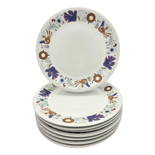 Vintage Villeroy & Boch "Acapulco" Plates, Set of 8 For Sale