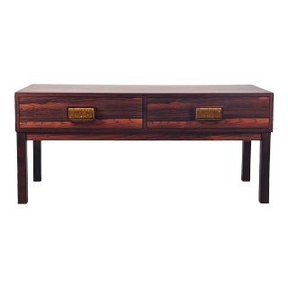 Vintage Danish Rosewood 2-Drawer Chest For Sale