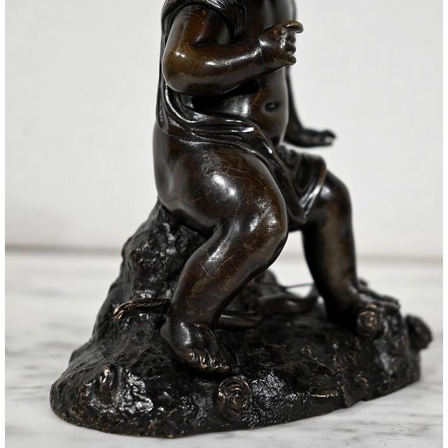 Bronze Sculpture Depicting Cupid For Sale - Image 17 of 18