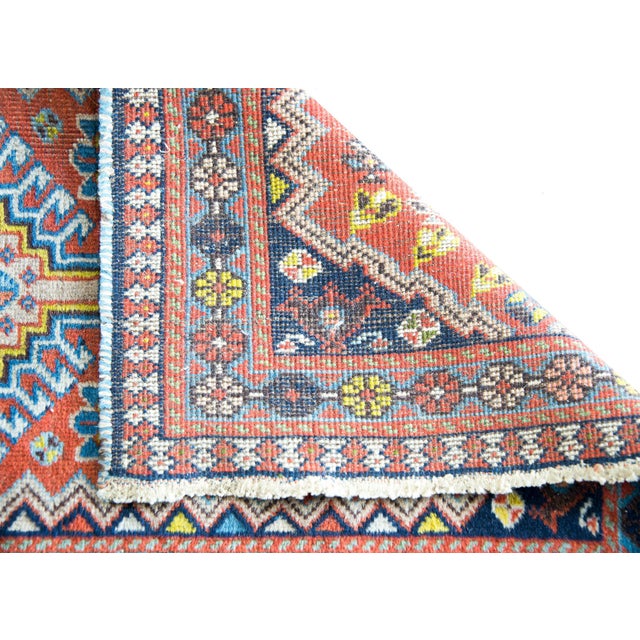 Persian Early 20th Century Persian Heriz Runner For Sale - Image 3 of 14