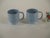 Mid 20th Century Light Blue Coffee Cups Mugs Vintage Pfaltzgraff - Set of 2 For Sale - Image 10 of 10