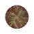 These pebbled vinyl leather placemats have patterns on the front and off-white on the back. This set can be used indoors...