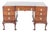 Queen Anne Desk Burr Walnut Writing Table, 1920s For Sale