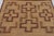 1950s Vintage Tuareg Square Rug in Brown and Red With Geometric Patterns - Rug & Kilim For Sale - Image 5 of 9