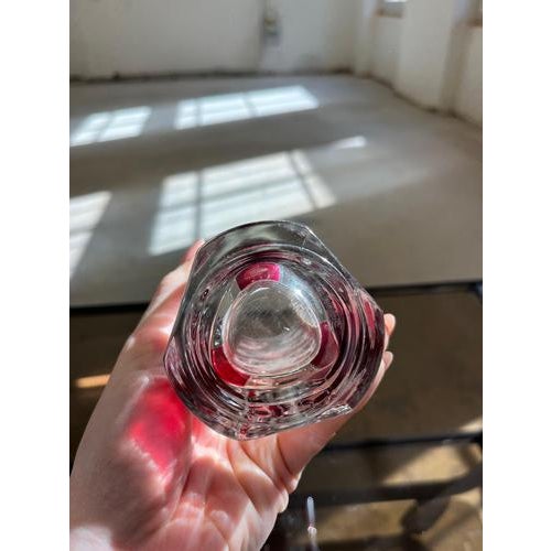 Wine-Red Glass Vases by J.G. Durand for Luminarc, Set of 2 For Sale - Image 10 of 11