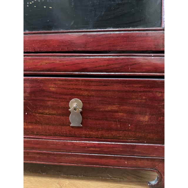 1990s Vintage Chinoiserie Chest With Brass Lock For Sale In Los Angeles - Image 6 of 18