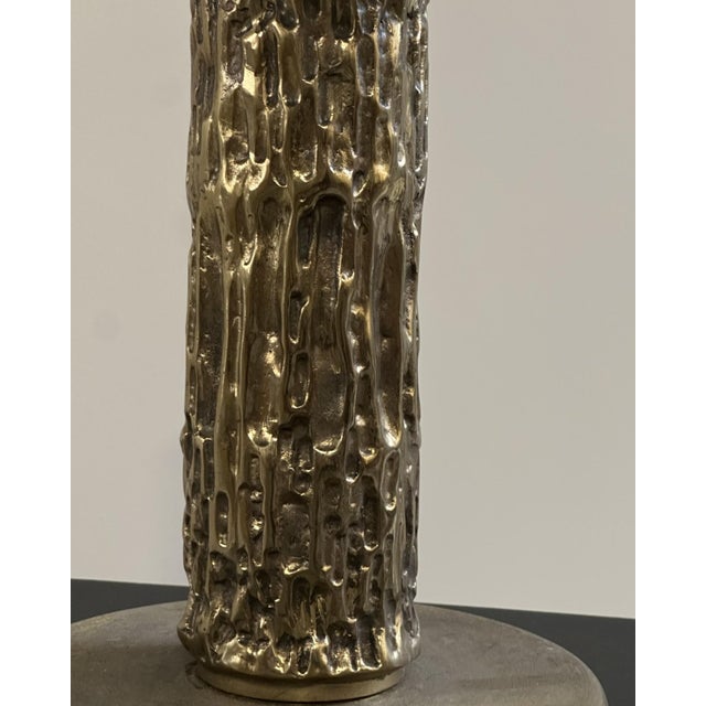 Metal Vintage Aurora Table Lamps by Luciano Frigerio, 1970s, Set of 2 For Sale - Image 7 of 10