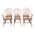 Mid 20th Century Set of 6 e.r. Buck Solid Maple Bow Back Side Windsor Chairs Made Massachussett For Sale