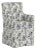 Slipcover for Stoffer Home x Cloth & Company for Lindy Dining Armchair in Bird Toile Navy For Sale