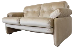 Mid-Century Modern Two-Satter Coronado Sofa by Tobia & Afra Scarpa, Italy, 1960s