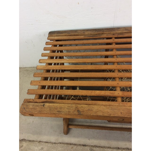 Vintage Repurposed Wooden Lobster Trap Coffee Table For Sale - Image 9 of 12
