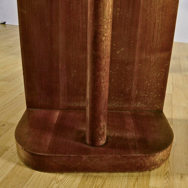 Art Deco Table in Elm Burl and Mahogany, 1930s For Sale - Image 12 of 18