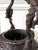 Black Large Antique Japanese Smoke Bamboo Basket Wisteria Root Handle Meiji Period For Sale - Image 8 of 16