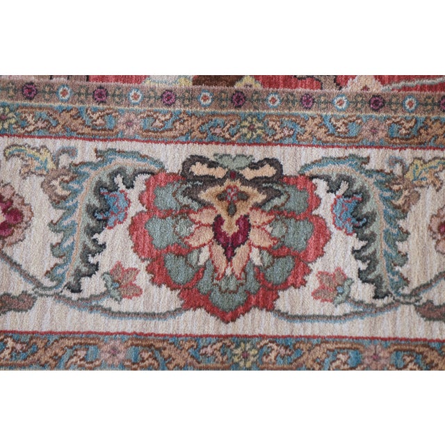 Karastan Ashara 100% Wool Red Agra Acanthus Palmette 549 Area Rug Carpet 9 X 12 For Sale - Image 10 of 15