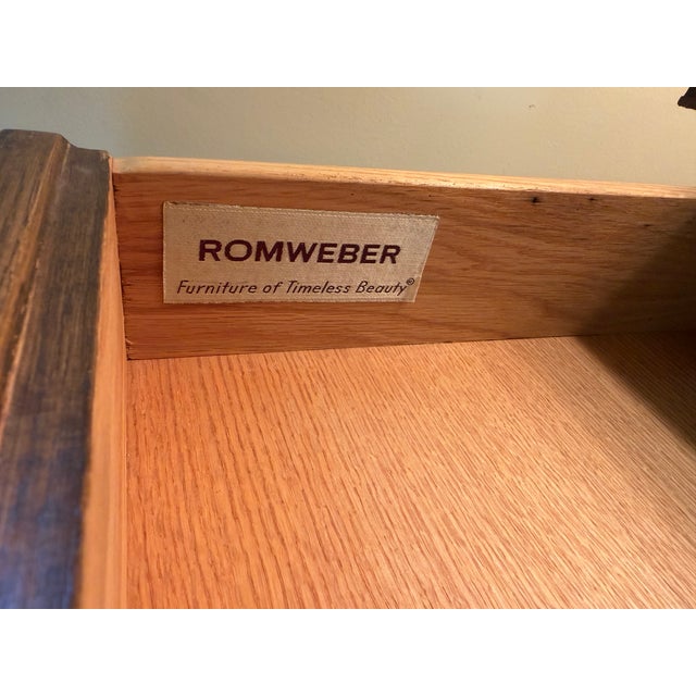 Vintage Complete Mid-Century Romweber Viking Oak Home Office Suite For Sale - Image 9 of 16