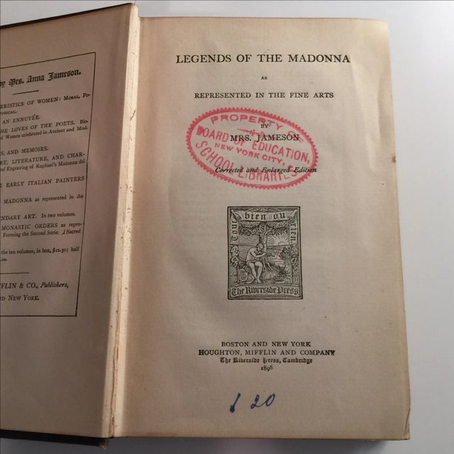 Traditional Legends of the Madonna Represented Fine Arts 1896 For Sale - Image 3 of 10