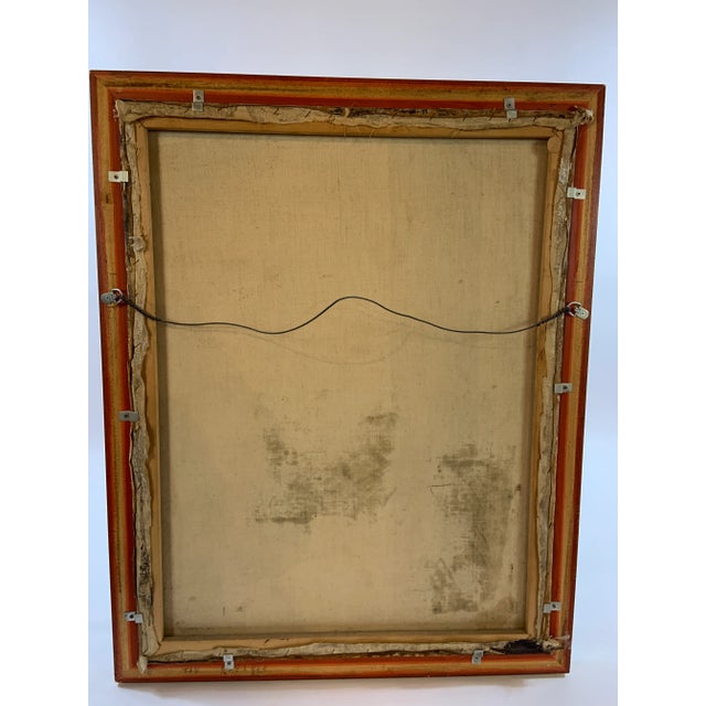 American Framed Oversized Classic Portrait Painting of 18th Century Gentleman For Sale - Image 3 of 6