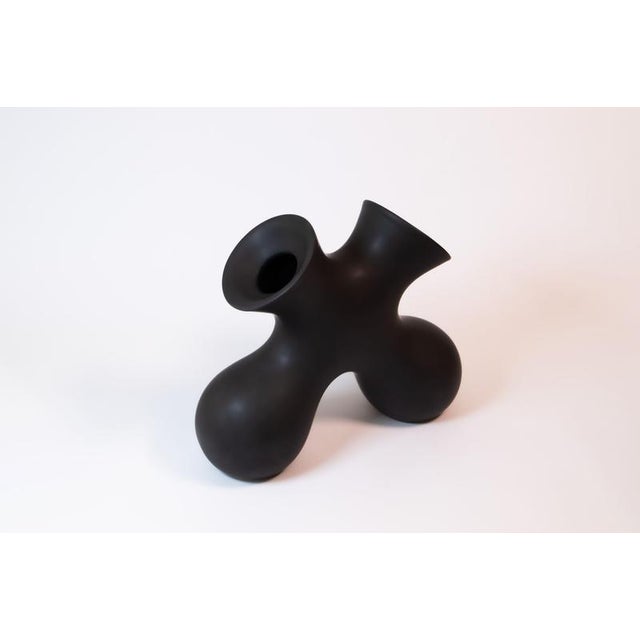 Tabono Vase in Ceramic by Soheila Mahmoodi For Sale - Image 6 of 18