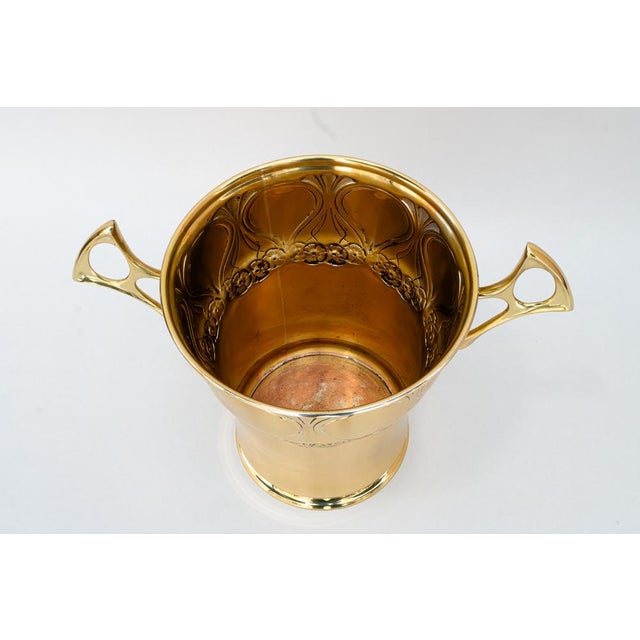 Metal Champagne Bucket, Vienna, Austria, 1908 For Sale - Image 7 of 14