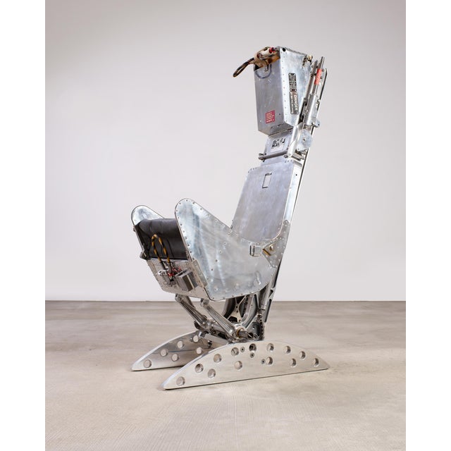 Rare, mid-century modern ejection seat manufactured by Martin-Baker for the royal air force. The MK2 was produced for the...