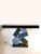 Equilibre Console in Blue and Black Tinded Marquetry by Aymeric Lefort For Sale - Image 18 of 18