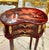 French Louis XV Accent Table With Hand-Painted Drawers & Gilded Brass Details For Sale - Image 4 of 5