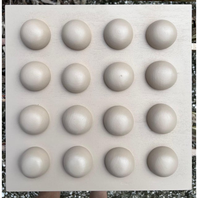 Gray Mirtha Moreno Acrylic Painting on Panel titled “White Chocolate III” 12 x 12 2024 For Sale - Image 8 of 12