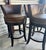 Lee Industries Lee Industries Leather Swivel Counter Stools L5983-51sw- Set of 4 For Sale - Image 4 of 9