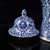 Chinoiserie Blue and White Interlocking Lotus Porcelain Lidded Ginger Jar For Sale In Los Angeles - Image 6 of 9