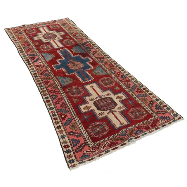 Tribal 1920s Persian Antique Karajeh Runner For Sale - Image 3 of 5