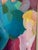 1980s Large Pink Contemporary Figurative Abstract Painting For Sale - Image 5 of 7