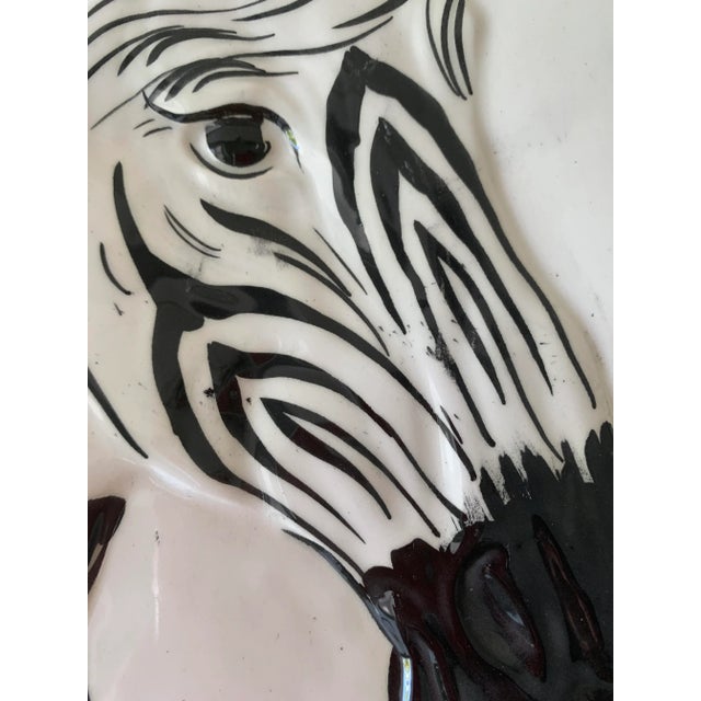 Vintage Zebra Plates for Bonwit Teller - Set of 6 For Sale - Image 4 of 11