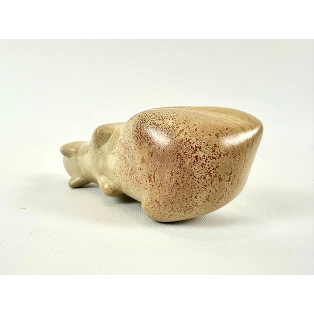 Soapstone Cat Figurine, 1960s For Sale - Image 9 of 11