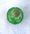 Early 20th Century Lime Green Glass Overlay Chinese Snuff Bottle With Stopper 3" For Sale - Image 5 of 12
