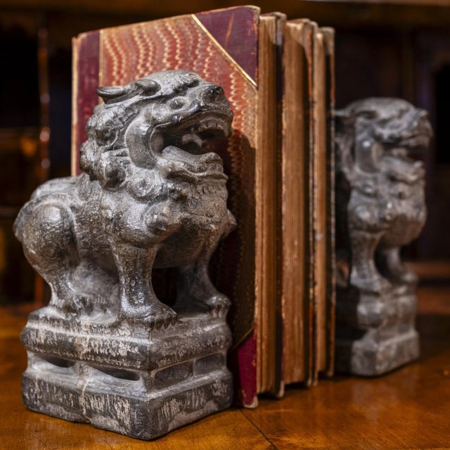 Stone Petite Chinese Fu Dog Guardian For Sale - Image 7 of 7