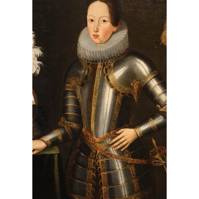 Workshop of Giusto (O Justus) Sustermans, Portrait of Ferdinand II De' Medici, 1650, Oil on Canvas, Framed For Sale - Image 4 of 15