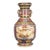 Famille Rose Porcelain Vase With Gilt Handles & Floral Bird For Sale