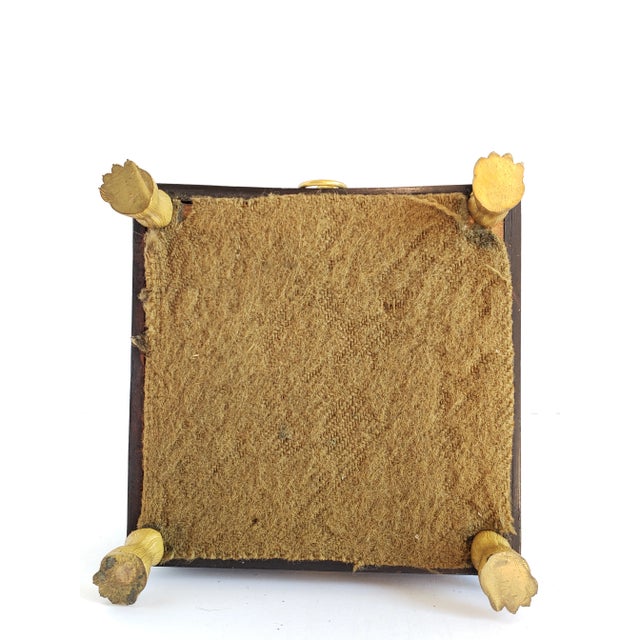 Antique Empire French Gilt Bronze Inkwell For Sale - Image 12 of 12