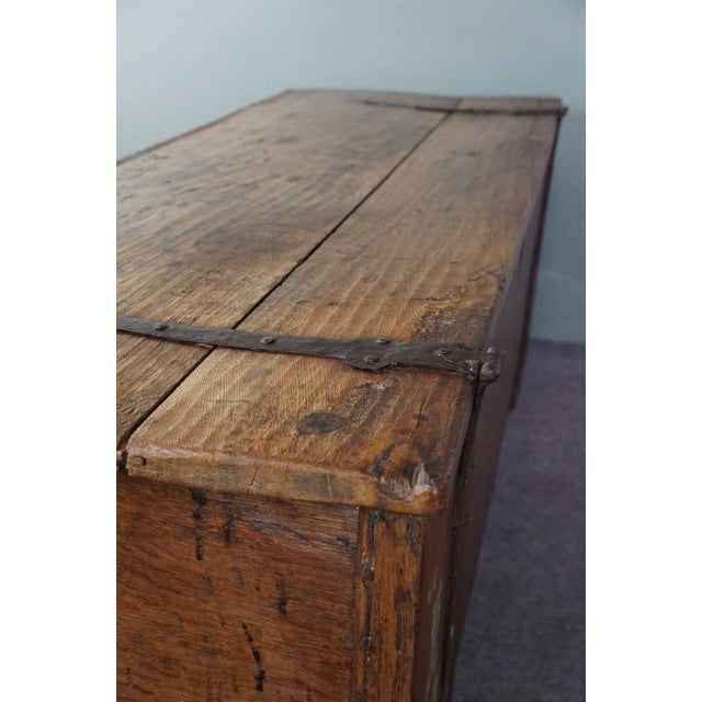 Large Vintage Oak Dresser For Sale - Image 10 of 16