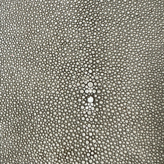 Williams-Sonoma Williams-Sonoma Faux Shagreen Coffee Table For Sale - Image 4 of 11