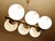 Vintage Glass Pendant Light in the style of Stilnovo, 1950s For Sale - Image 6 of 18