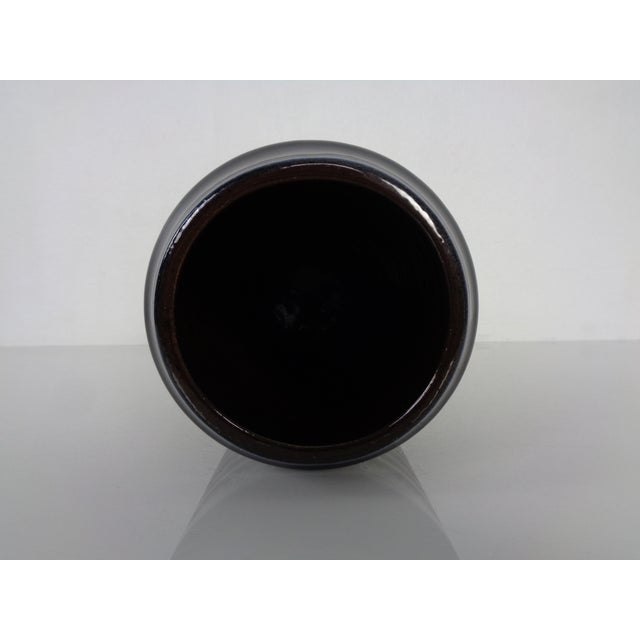 Dark Blue E4-30 Ceramic Vase from Carstens Tönnieshof, Germany, 1960s For Sale - Image 14 of 16