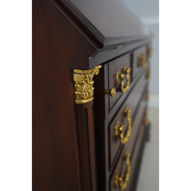 Henkel Harris Mahogany Document Secretary Desk For Sale - Image 15 of 18
