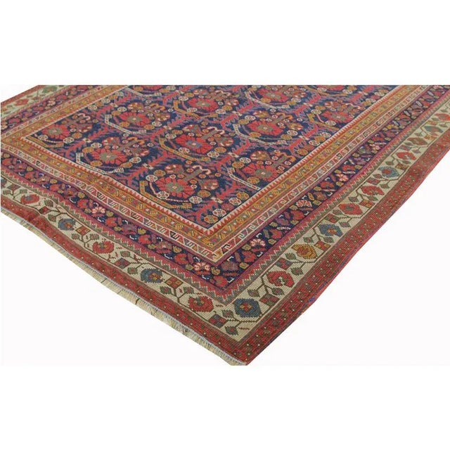 Antique Afshar Area Rug- 4'x5'6" For Sale In Dallas - Image 6 of 12