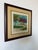 Charming vintage countryside landscape oil painting on masonite featuring an expressive impressionist style. The...
