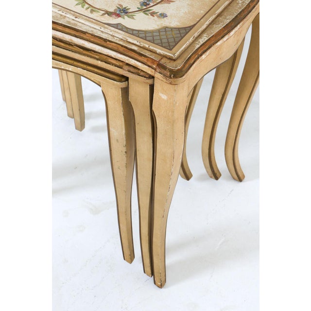 Kozak Studios Style French Provincial Nesting Tables For Sale - Image 10 of 14