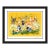 1973 Touchdown Modern Yellow Serigraph LeRoy Neiman For Sale