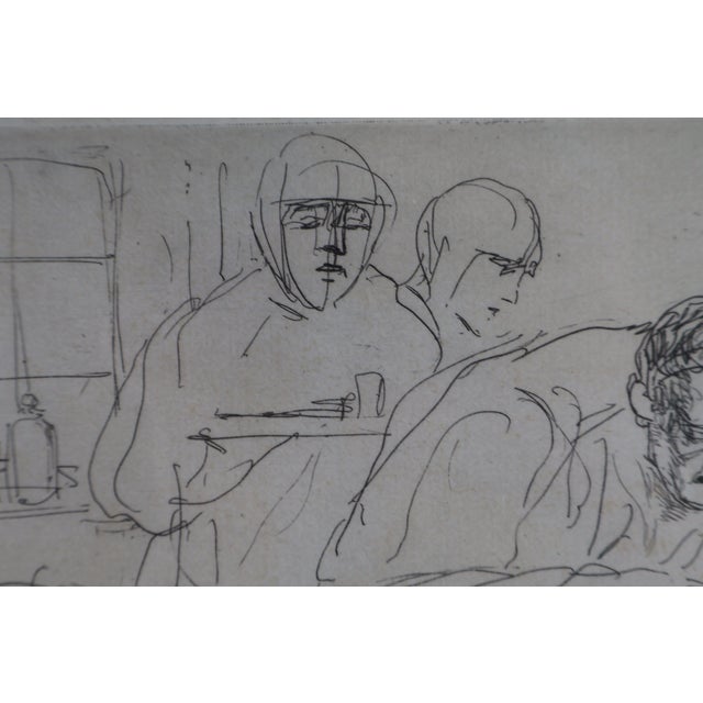 Rare Albert Sterner Signed “The Doctor” 1928 Etching—Artist-Inscribed 2nd State, Edition of 50 For Sale - Image 10 of 16