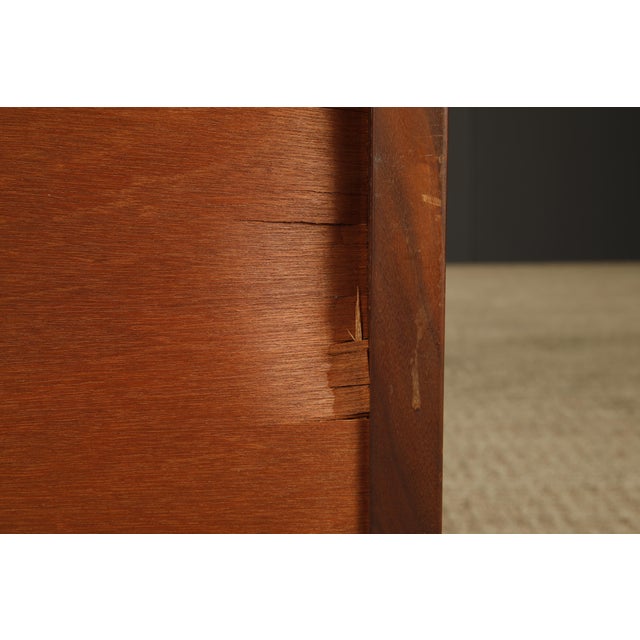 Vintage Mid-Century Brutalist Style End Table Wood Cabinet by Lane For Sale - Image 18 of 18